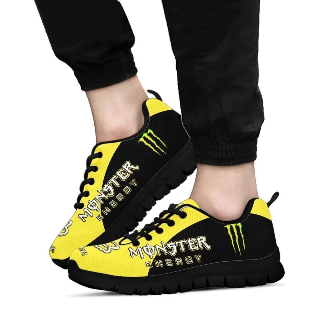 3D Printed Monster- BDA Sneakers For Men & Women (Yellow)