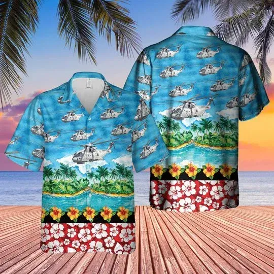 Royal Navy Merlin Colorful Amazing Hawaii Shirt For Men Women Adult Ha84181