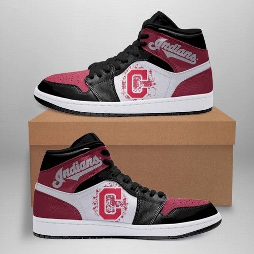 Cleveland Indians Baseball Air Jordan Sneakers Team Shoes