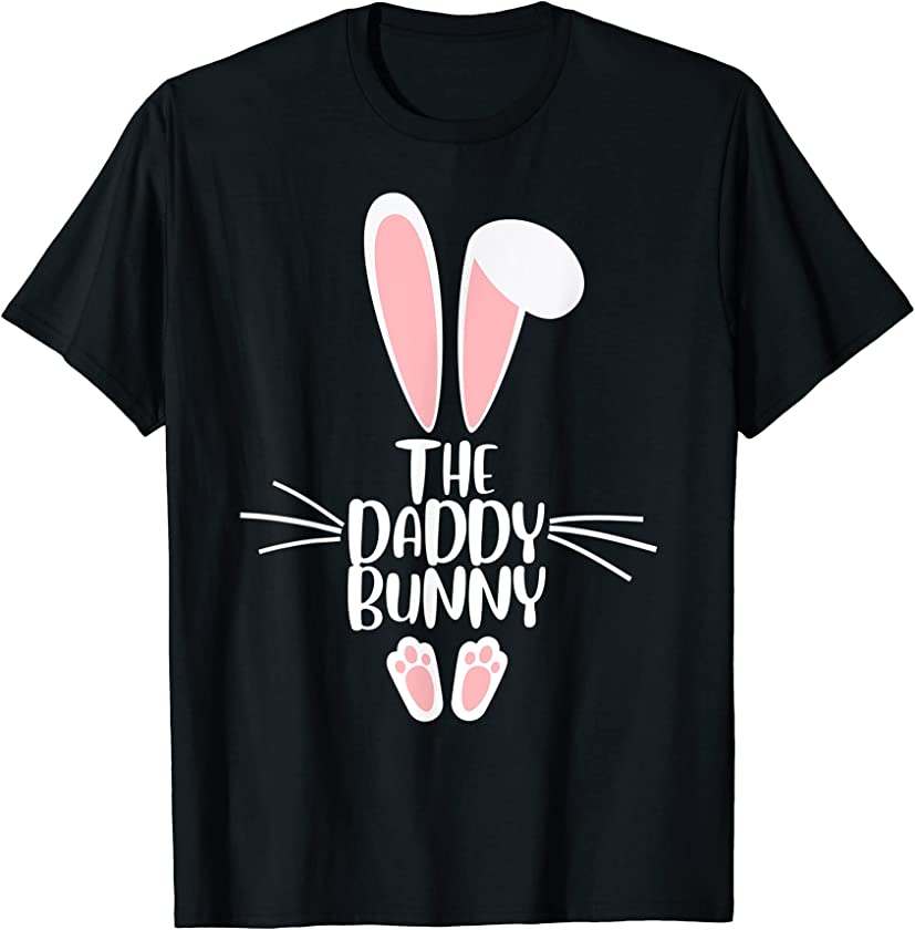 Mens The Daddy Bunny Matching Family Easter Group T-Shirt