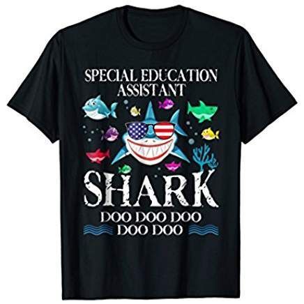 Special Education Assistant Shark Doo Doo Doo Shirt