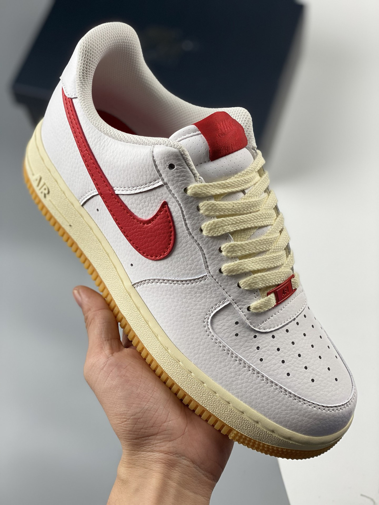 Nike Air Force 1 Low White and Red Gum FN3493-100 5340223