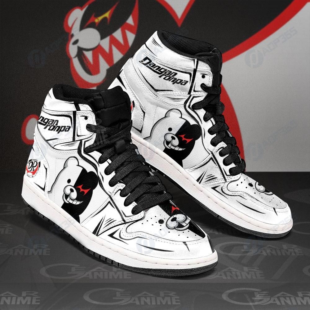 Monokuma Sneakers Danganronpa Custom Anime Shoes Air Jordan 13 Shoes Hajd2403525