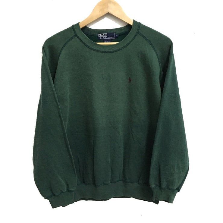 Rare Pony Broderie Couleur Verte Collier Ras Du Cou Pulls Pull Pull S Taille Shirt