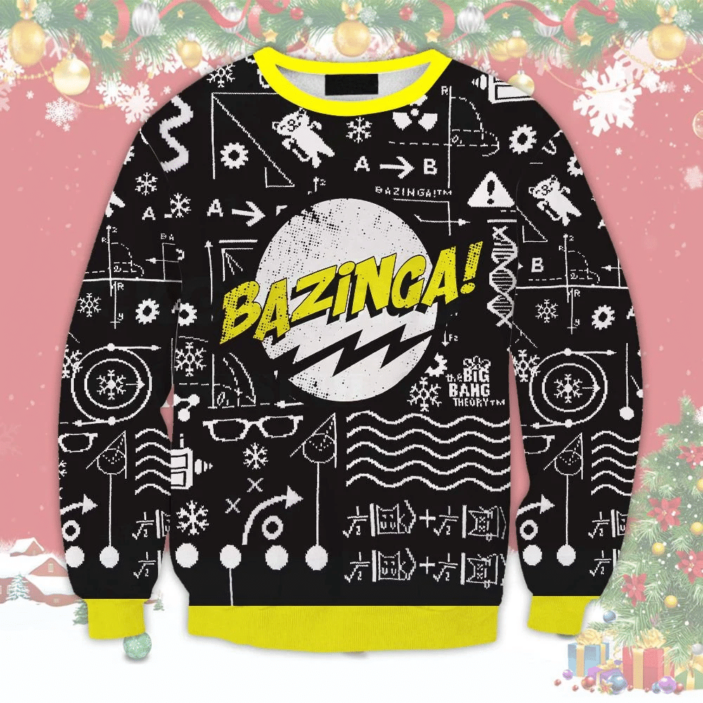 Bazinga Christmas Ugly Christmas Sweater