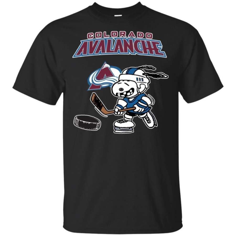 Colorado Avalanche Snoopy Hockey T-Shirt