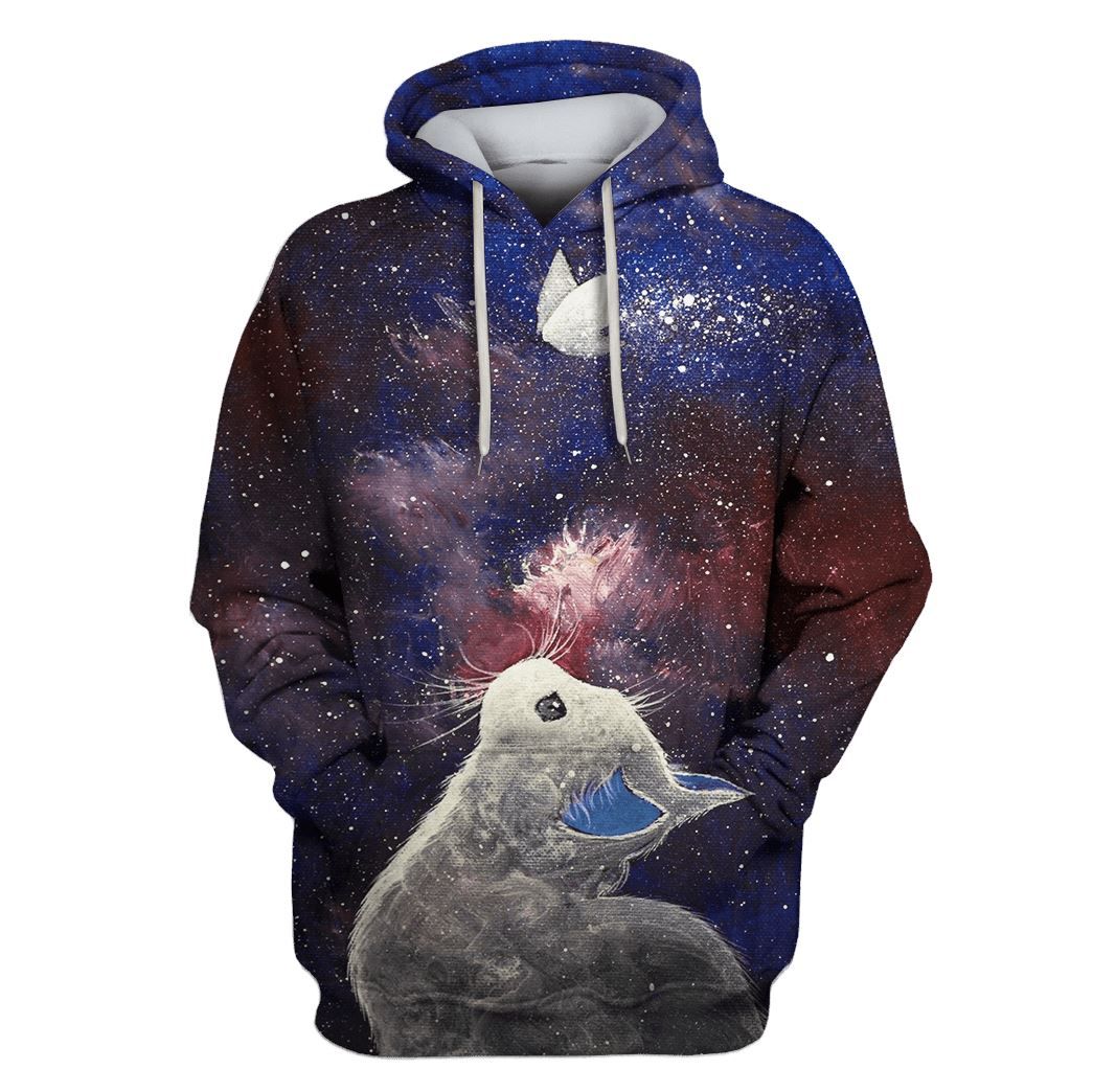 Mysticlife Rabbit In Galaxy Custom T-Shirt – Hoodies Apparel