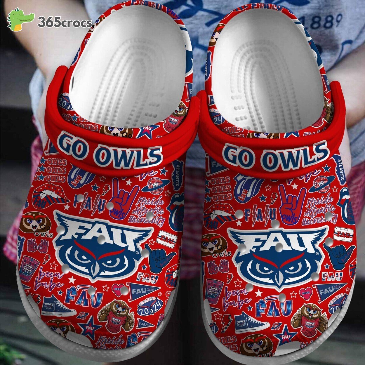 Florida Atlantic Owls NCAA Sports Comfortable Clogs Edition Crocss