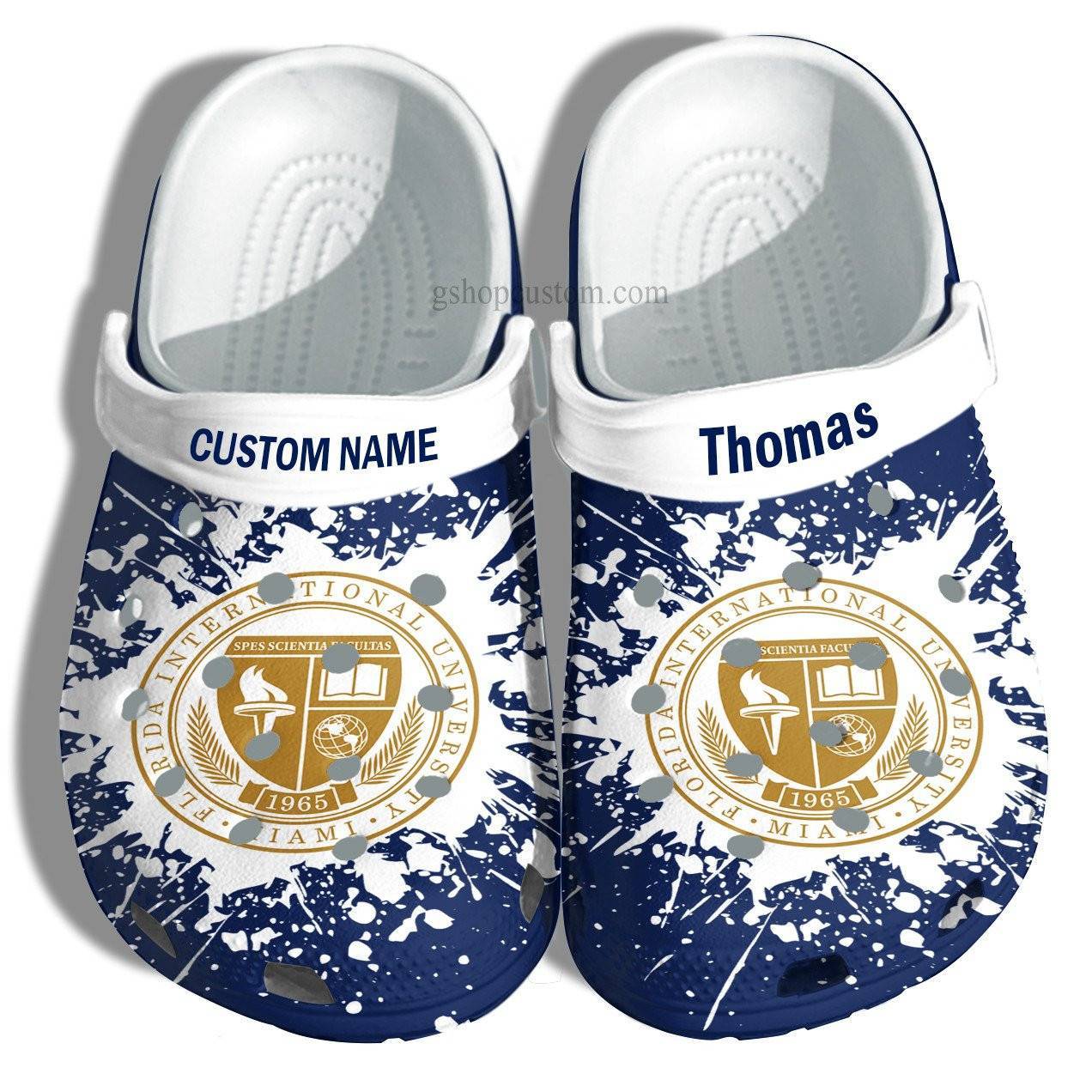 Florida International University Graduation Gifts Croc Crocss Clog Shoes Customize – Admission Gift Crocss Clog Shoes