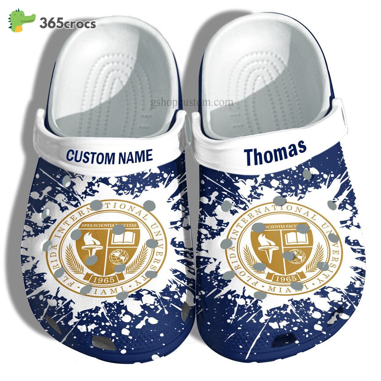 Florida International University Graduation Gifts Croc Shoes Customize Admission Gift Shoes