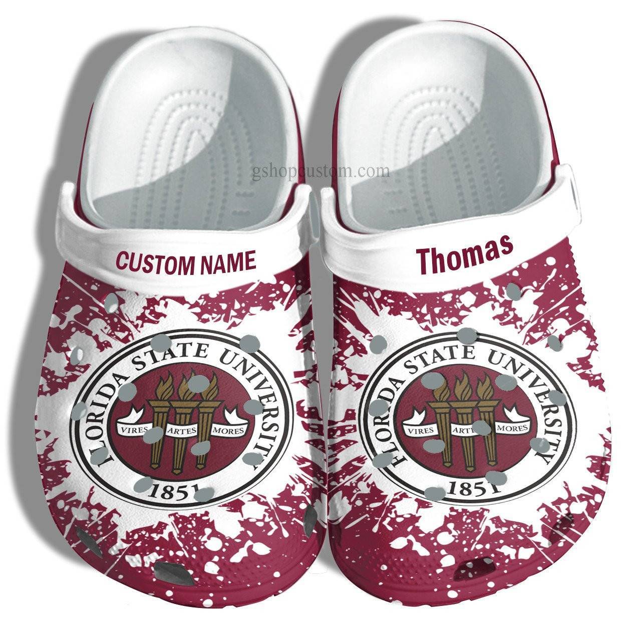 Florida State University Graduation Gifts Croc Crocss Clog Shoes Customize – Admission Gift Crocss Clog Shoes