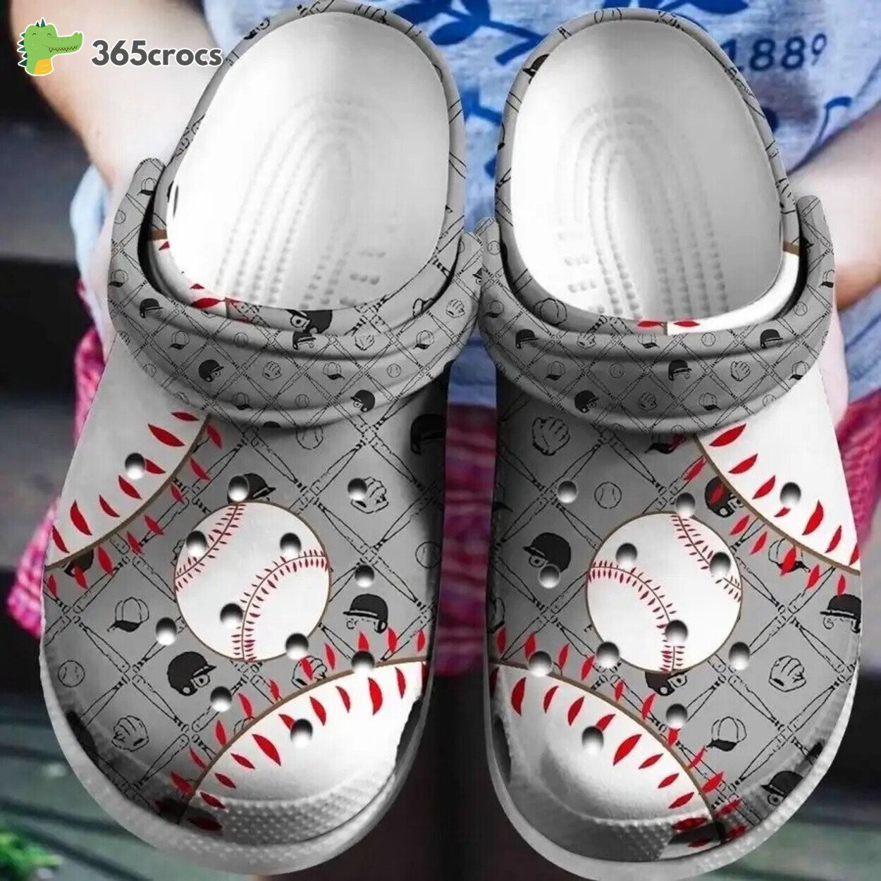 Footwear Showcasing Baseball Patterns Perfect for Sports Enthusiasts Passion