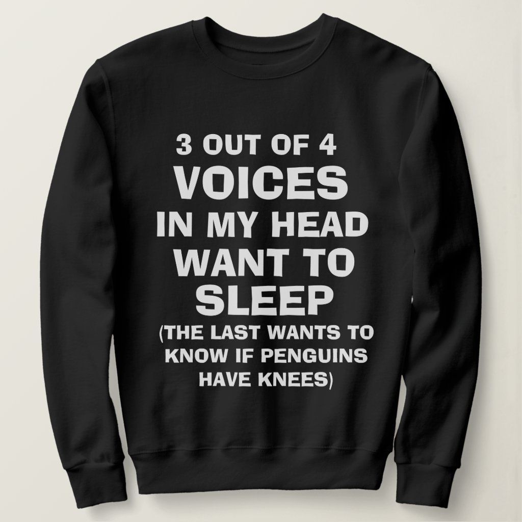 Funny “VOICES IN MY HEAD” … fashionstation