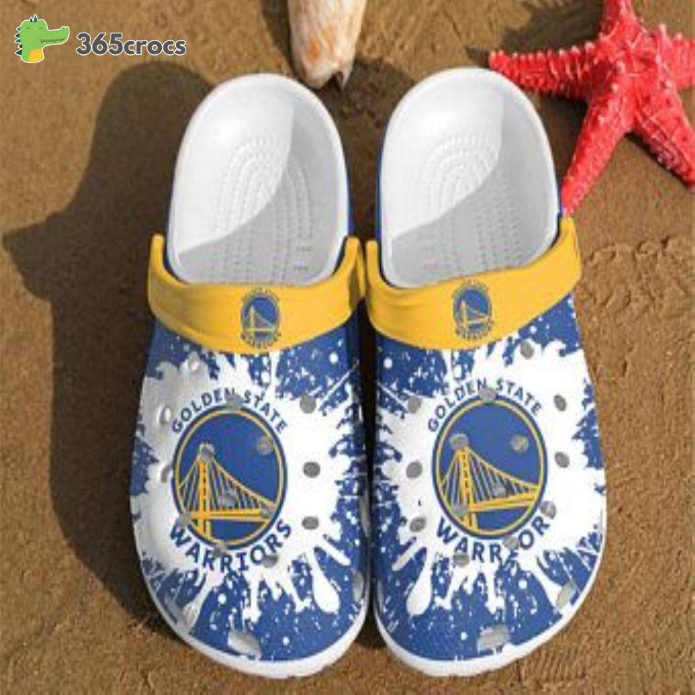 Golden State Warriors Band Comfortable For Mens And Womens Classic Water Crocss Clog Shoes