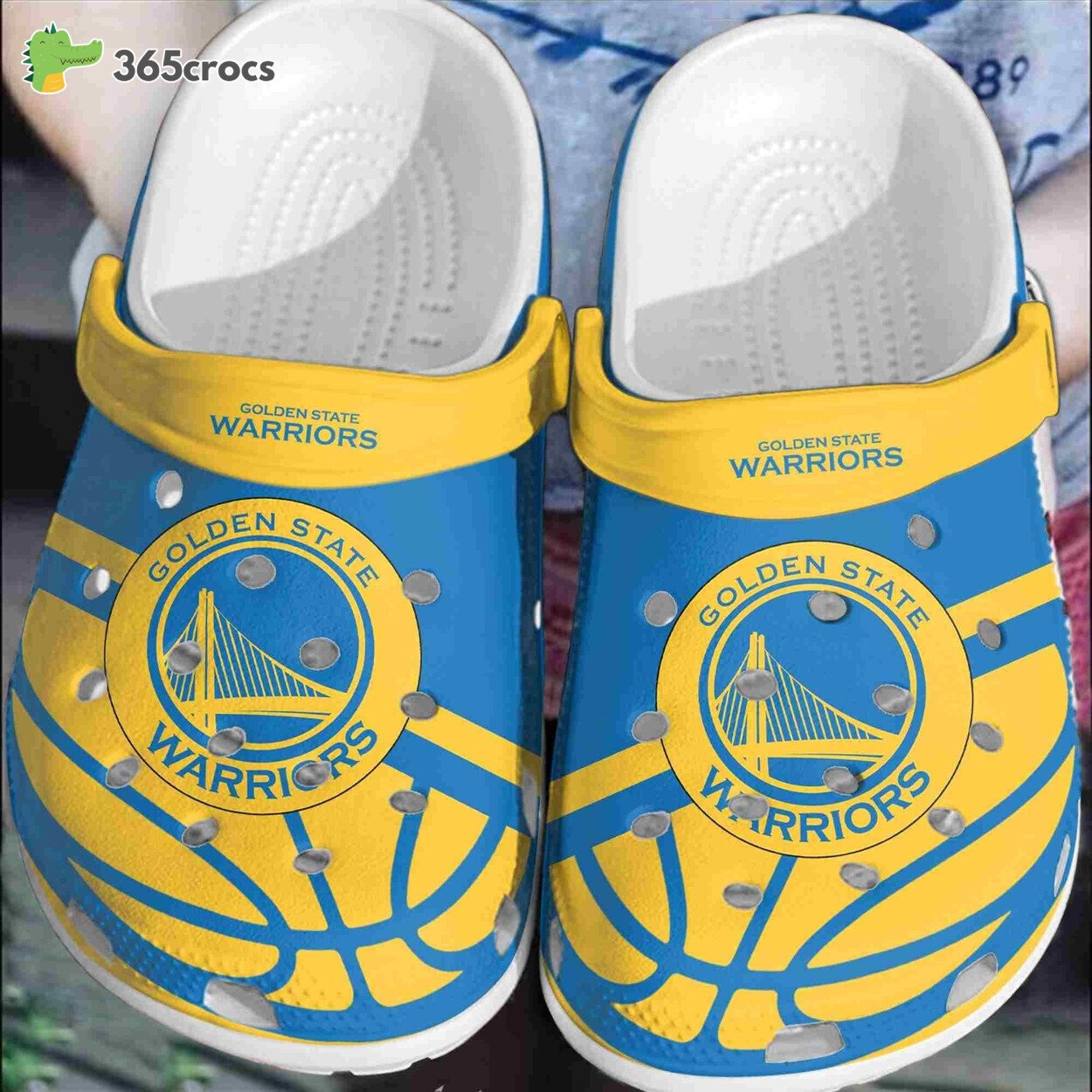 Golden State Warriors Basketball Club Comfortable Crocss Shoes Clogs