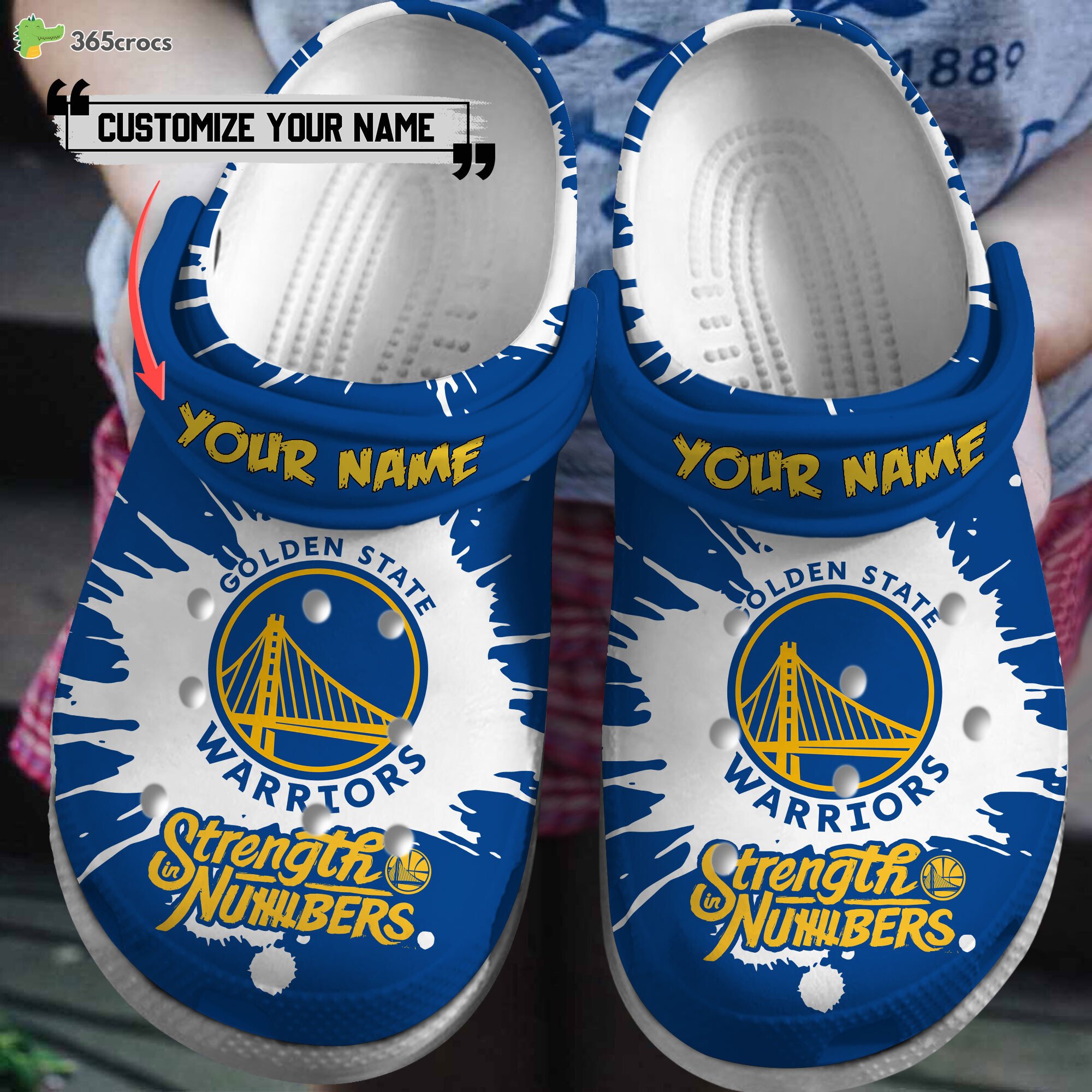 Golden State Warriors NBA Sport Unique Premium Clogs Crocss Shoes Comfortable