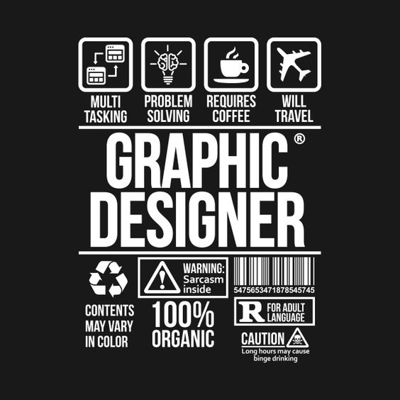 Graphic designer T-shirt | Job Profession | #DW by dynamitewear