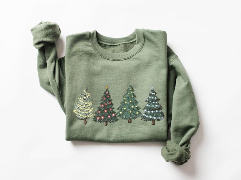 Green Tree Christmas Sweater Christm … fashionstation