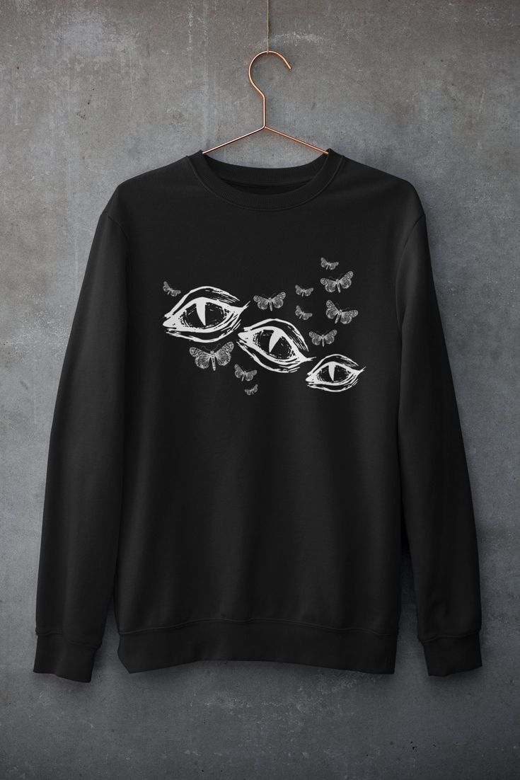 Grunge Clothing,Crewneck Sweater,Fai … fashionstation