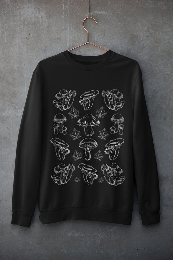 Grunge Clothing,Mushroom Crewneck Sw … fashionstation