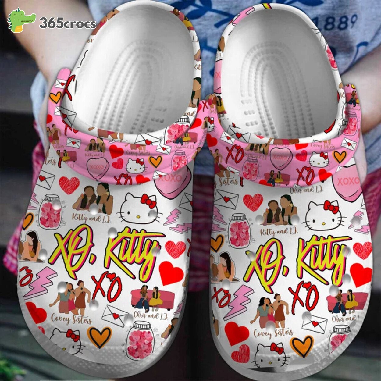 Hello Kitty Adorable Gift Ready Crocss Clogs Shoes Perfect Fans Design