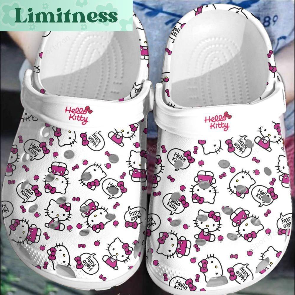 Hello Kitty Women Clogs Cute Kitty Fan Inspired Sandals Footwear Design