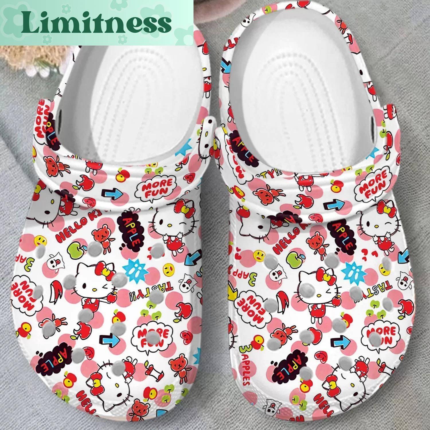Hello Kitty Women Summer Sandals Custom Clogs Kitty Cat Footwear Design