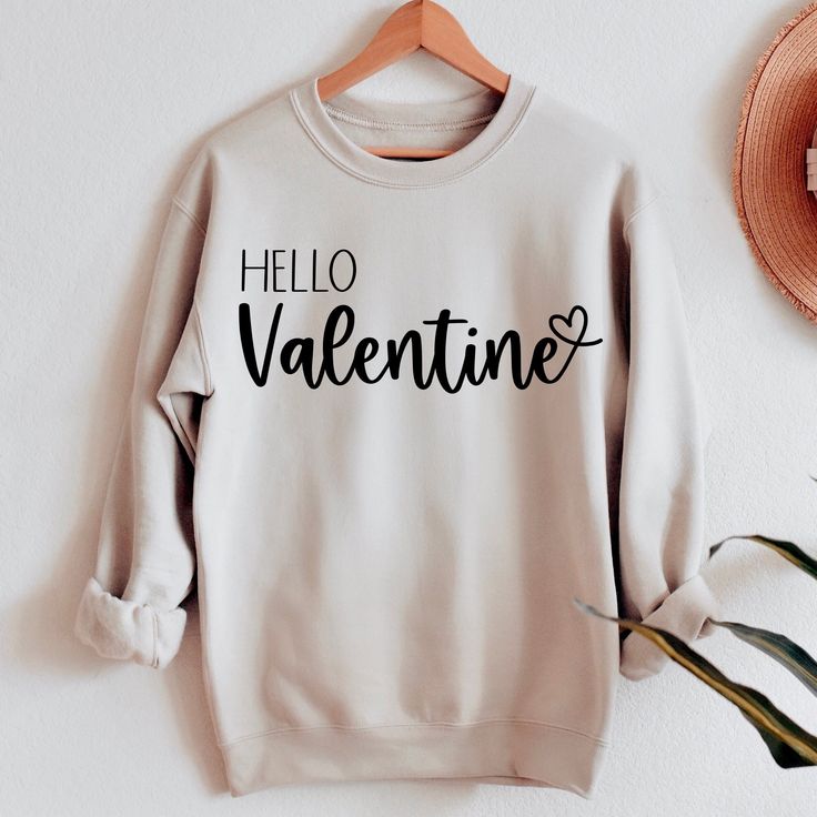Hello Valentine Sweatshirt, Teacher … fashionstation