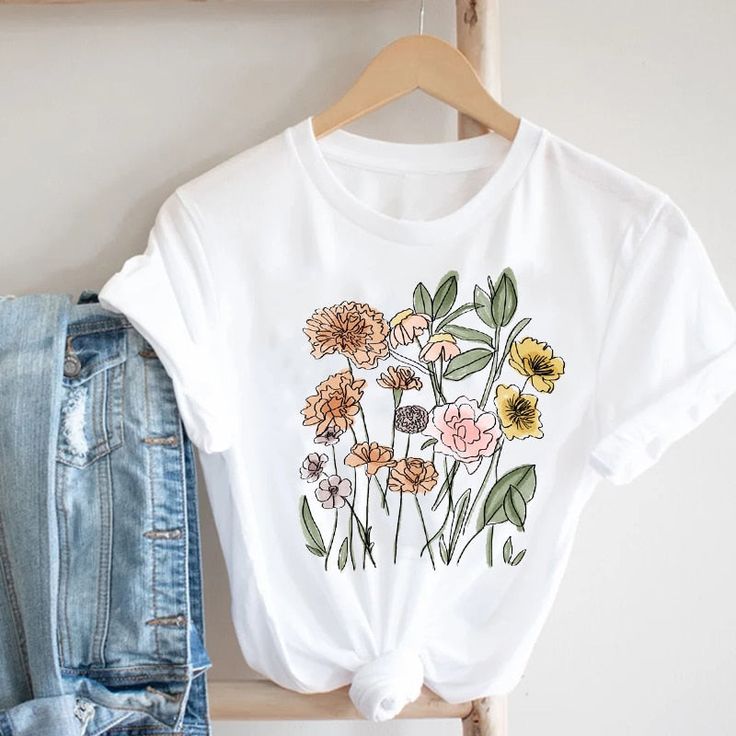 Hnewly Women Printing Butterfly 90s … fashionstation