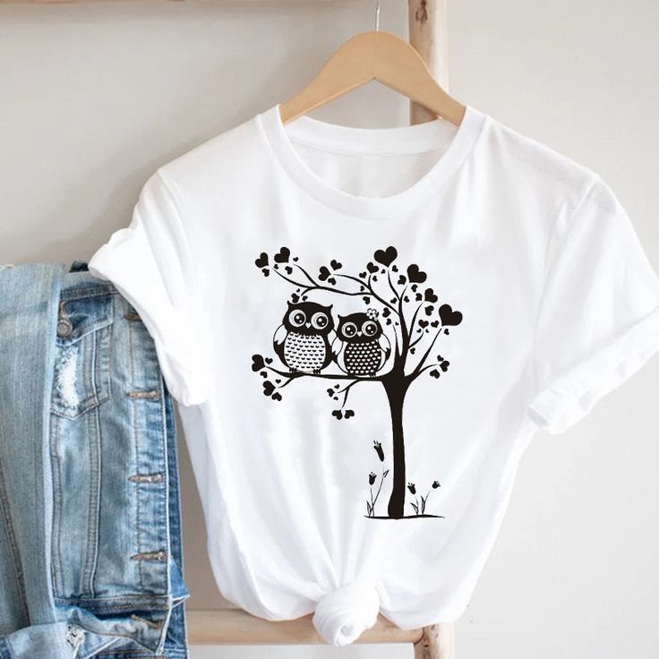 Hnewly Women Printing Butterfly 90s Sweet Love Kawaii Valentine’s Day Fashion Clothes Print Tee Top Tshirt Female Graphic T-shirt 011