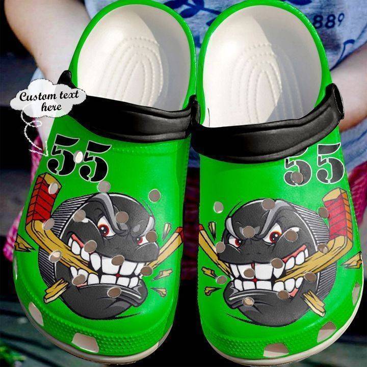 Hockey Personalized Angry NHL Clog NHL Crocss Shoes