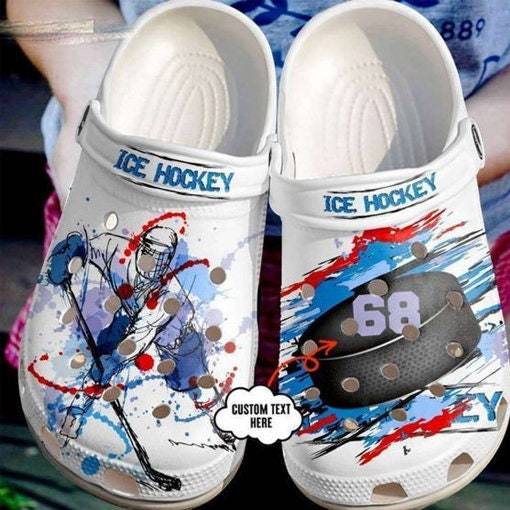 Hockey Personalized Season Classic NHL Clogs Shoes, Shoes NHL Clogs Birthday Gifts, Gift Birthday