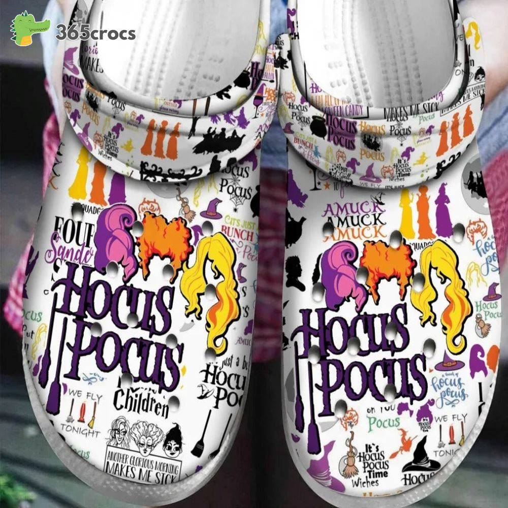 Hocus Pocus Disney Movie Adults Crocss Clog Shoes