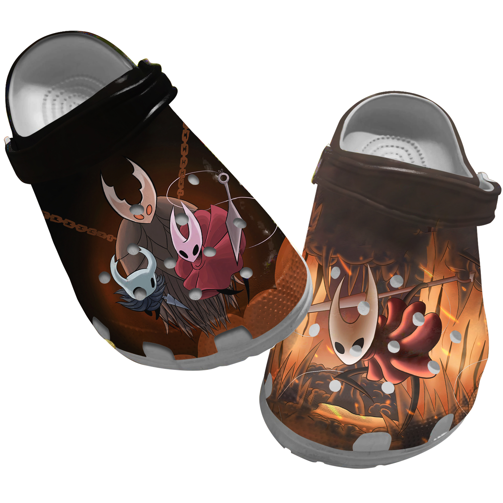 Hollow Knight Clog Shoes Unisex, Hollow Knight Crocss, Game Crocss ...