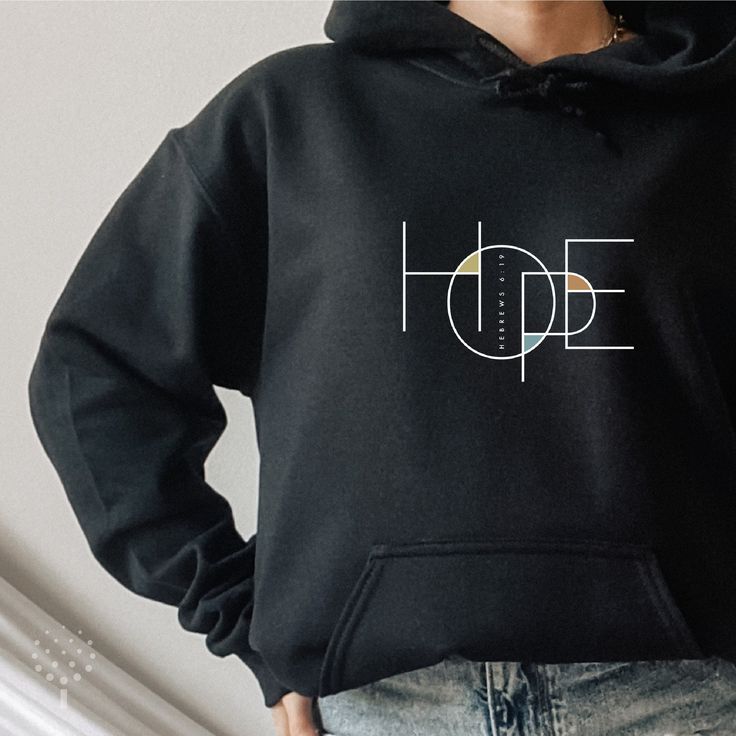 Hope Christian Hoodie, Christian Clothing, Hope Bible Hoodie, Christian Apparel, Hope Christian Shirts, Cool Jesus Hoodies