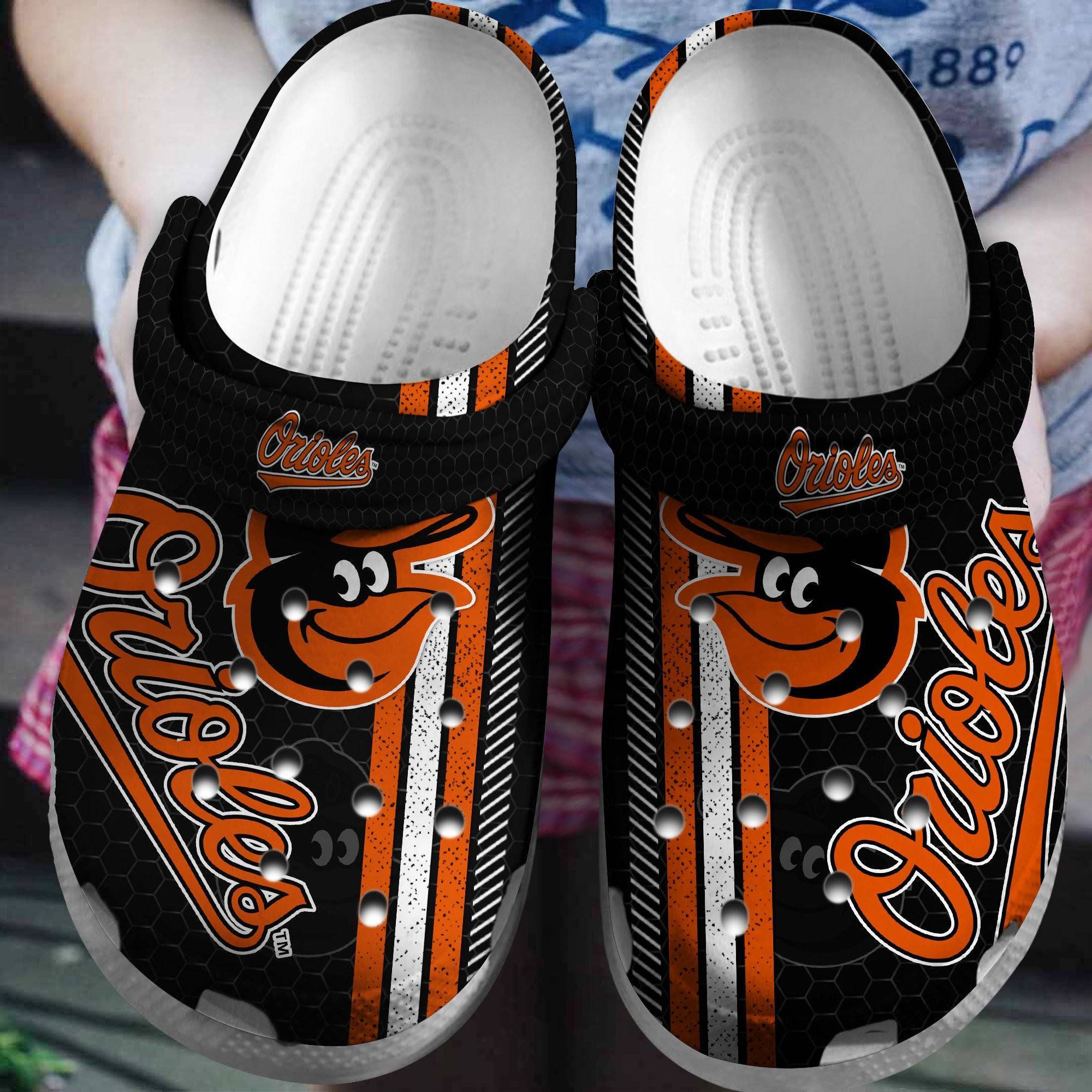 Hot Mlb Team Baltimore Orioles Orange – Black Crocss Clog Shoesshoes Trusted Shopping Online In The World