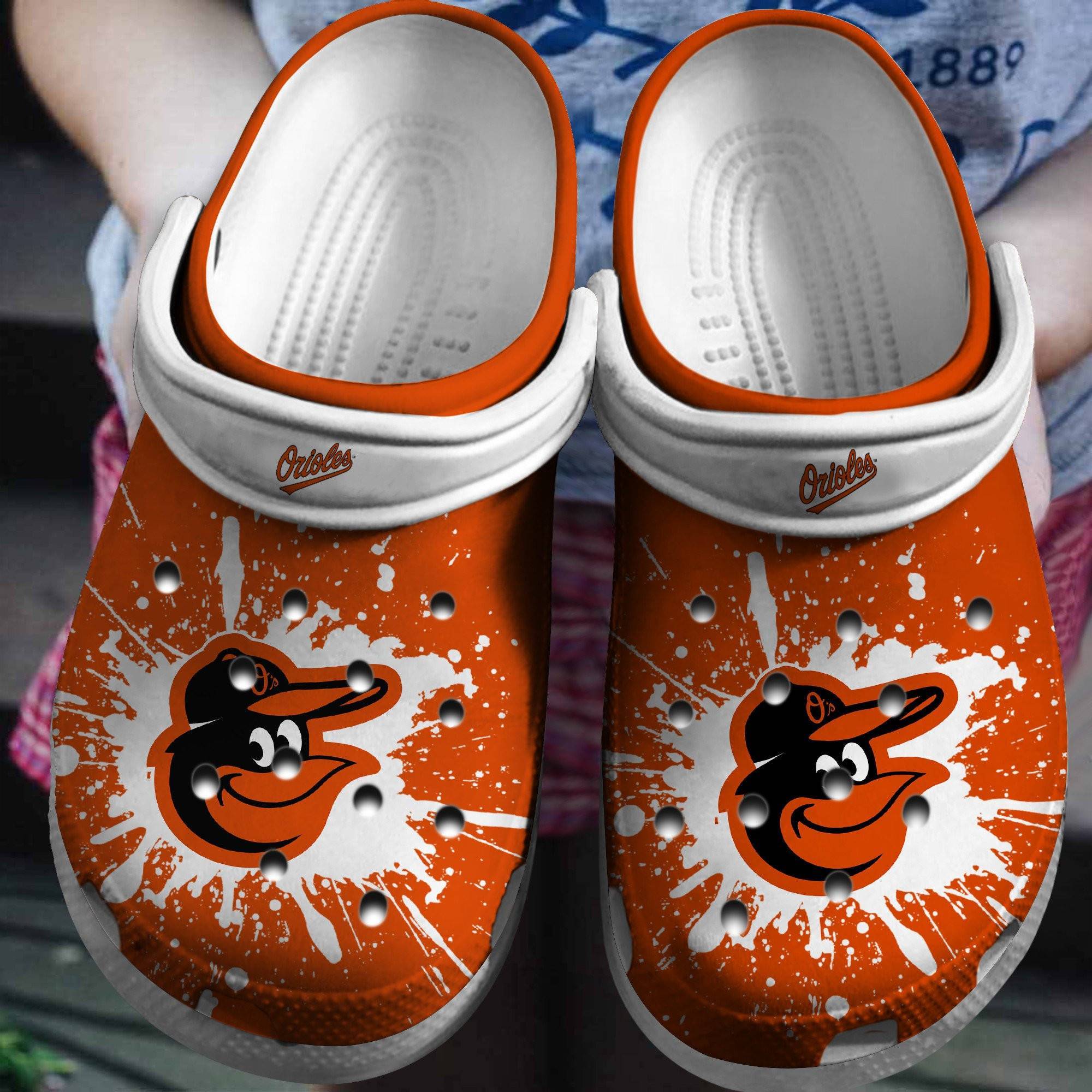 Hot Mlb Team Baltimore Orioles Orange – White Crocss Clog Shoesshoes Trusted Shopping Online In The World