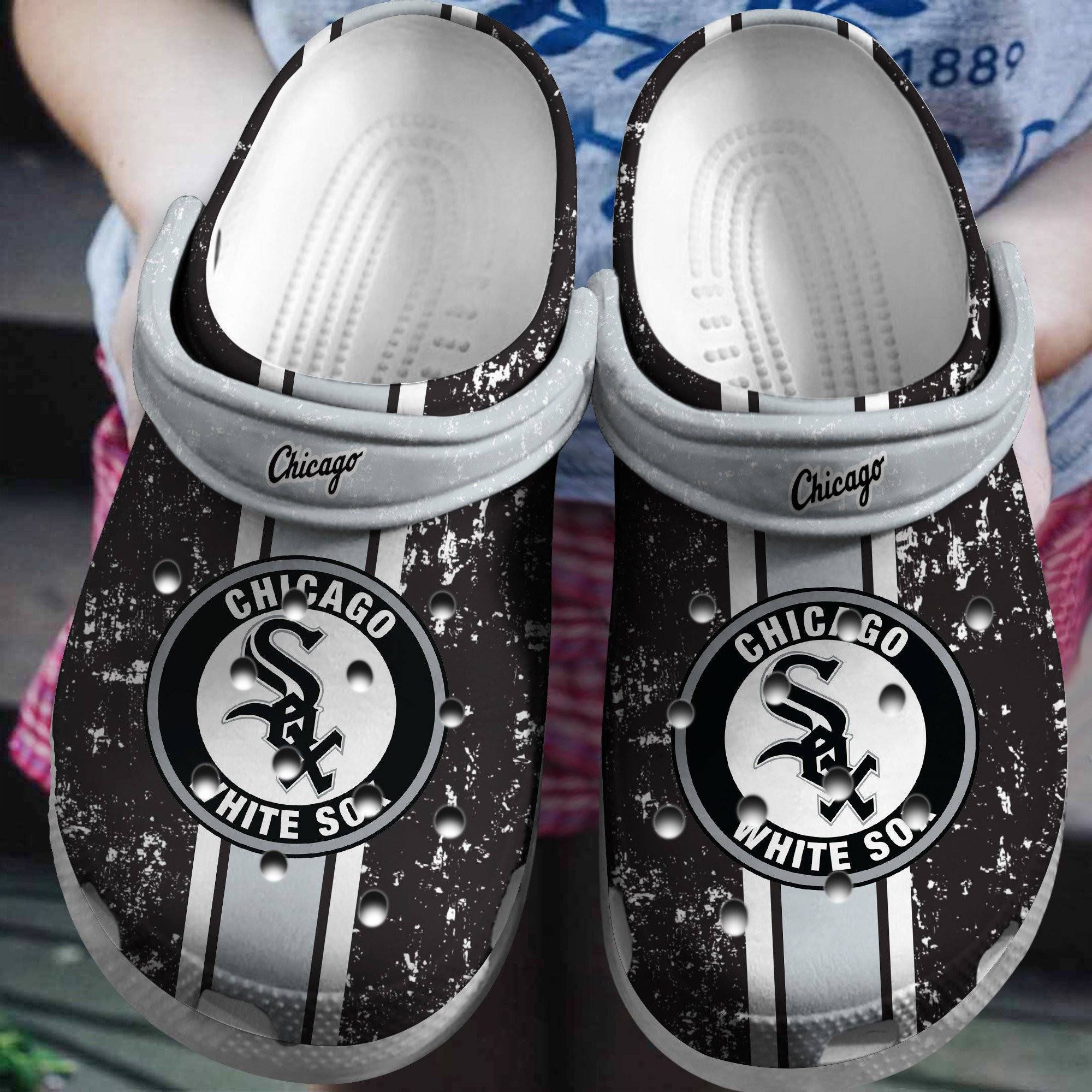 Hot Mlb Team Chicago White Sox Crocss Clog Shoesshoes Trusted Shopping Online In The World