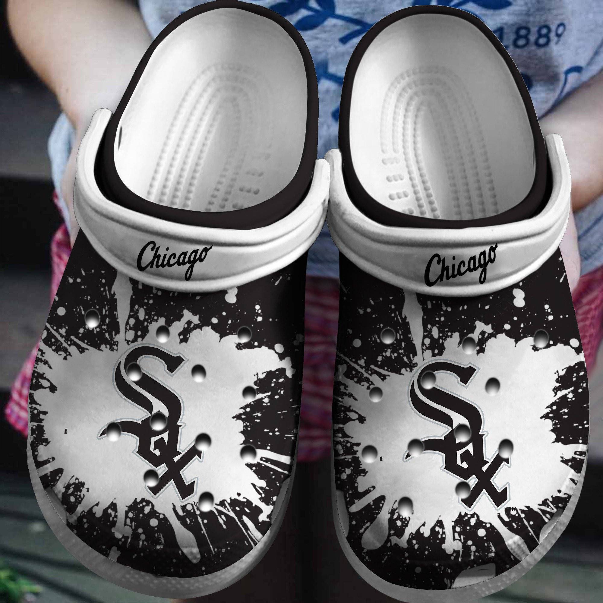 Hot Mlb Team Chicago White Sox White – Black Crocss Clog Shoesshoes Trusted Shopping Online In The World