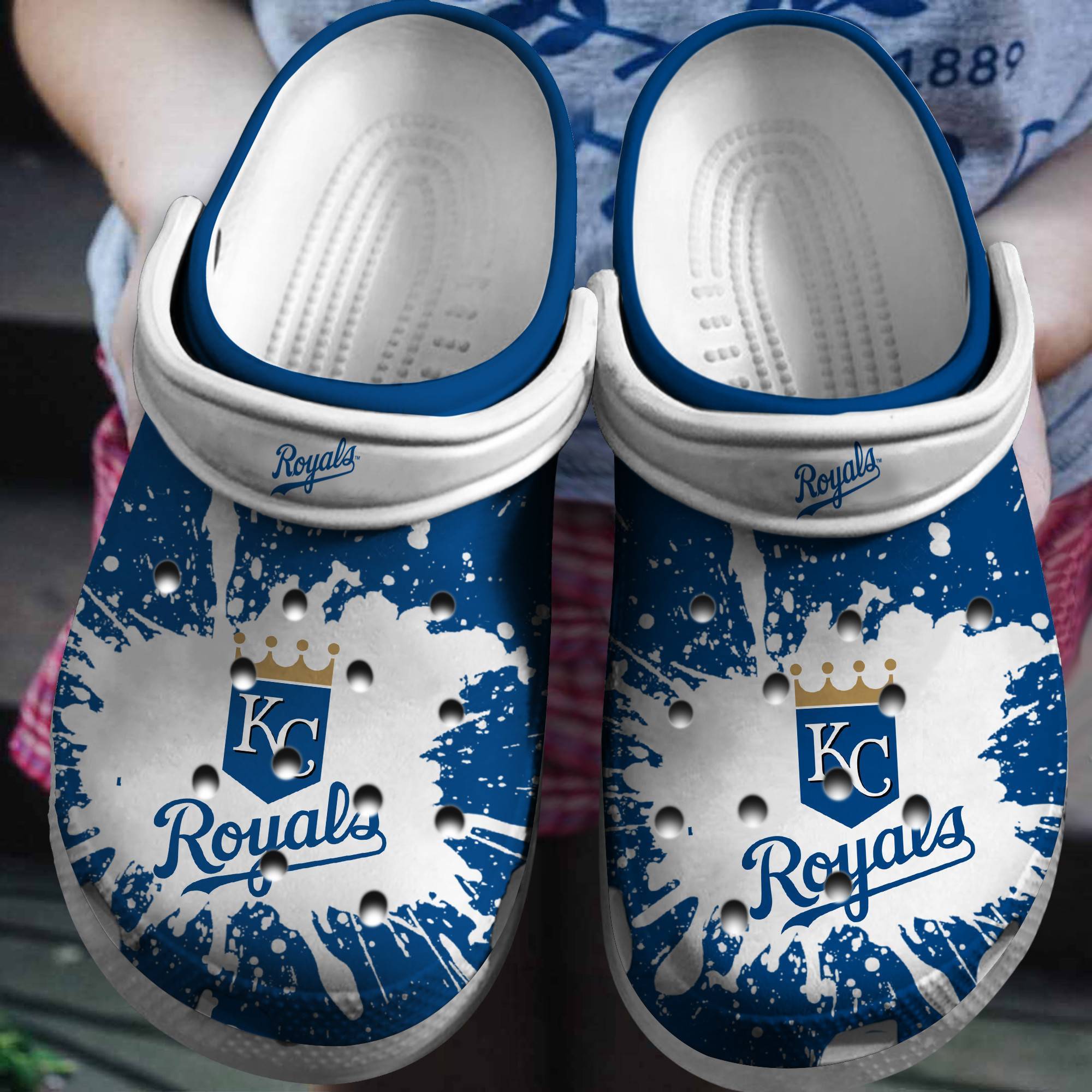 Hot Mlb Team Kansas City Royals Crocss Clog Shoesshoes