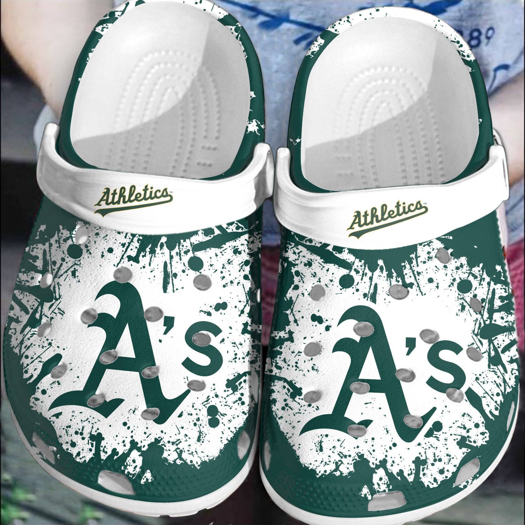 Hot Mlb Team Oakland Athletics Crocss Clog Shoesshoes Trusted Shopping Online In The World