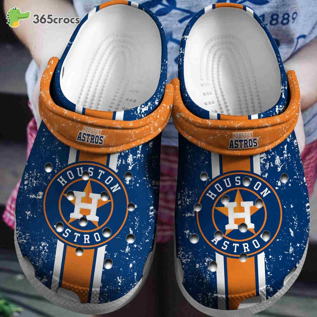 Houston Astros Baseball Theme Unique Comfortable Crocss Clogs Footwear