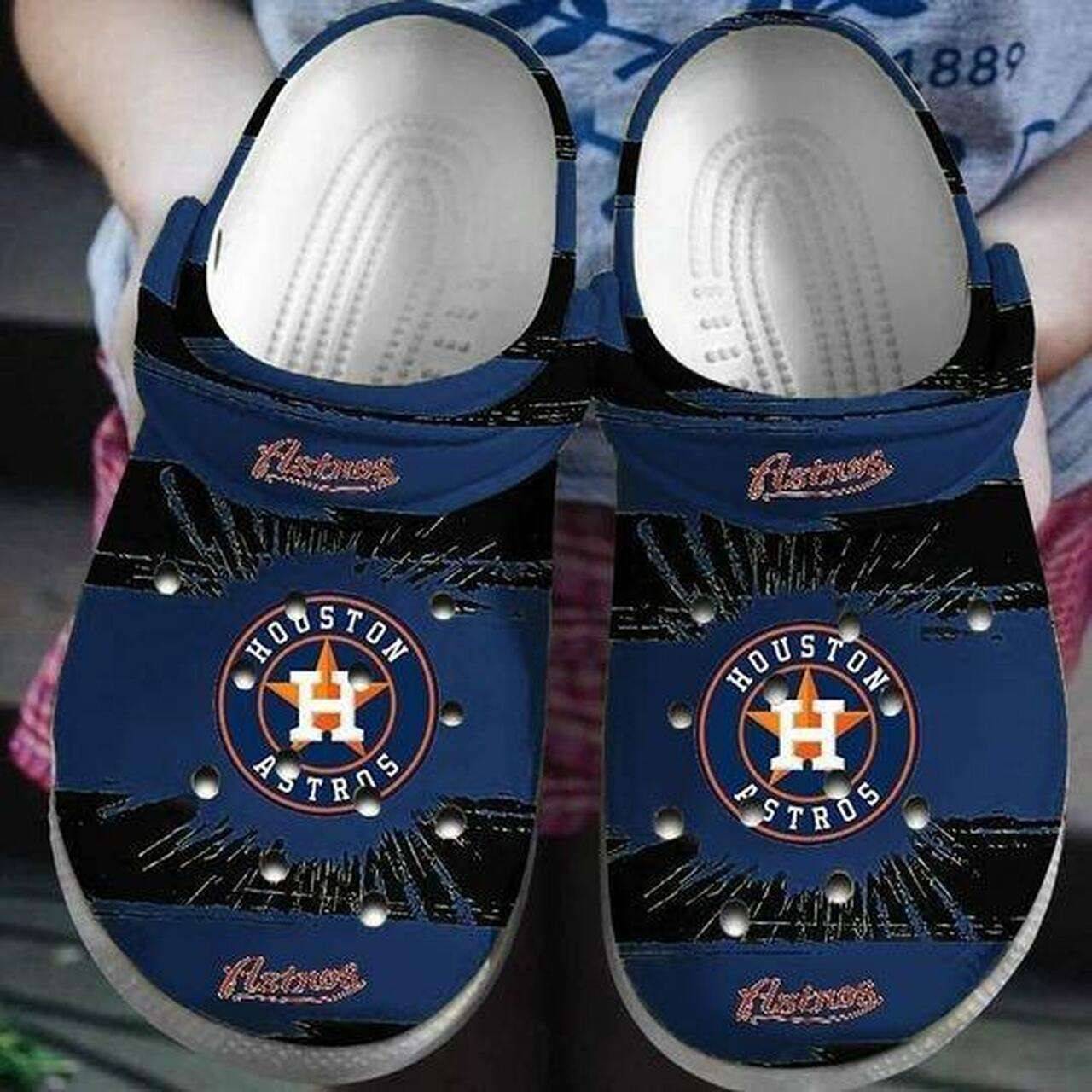 Houston Astros Crocss Crocband Clogs