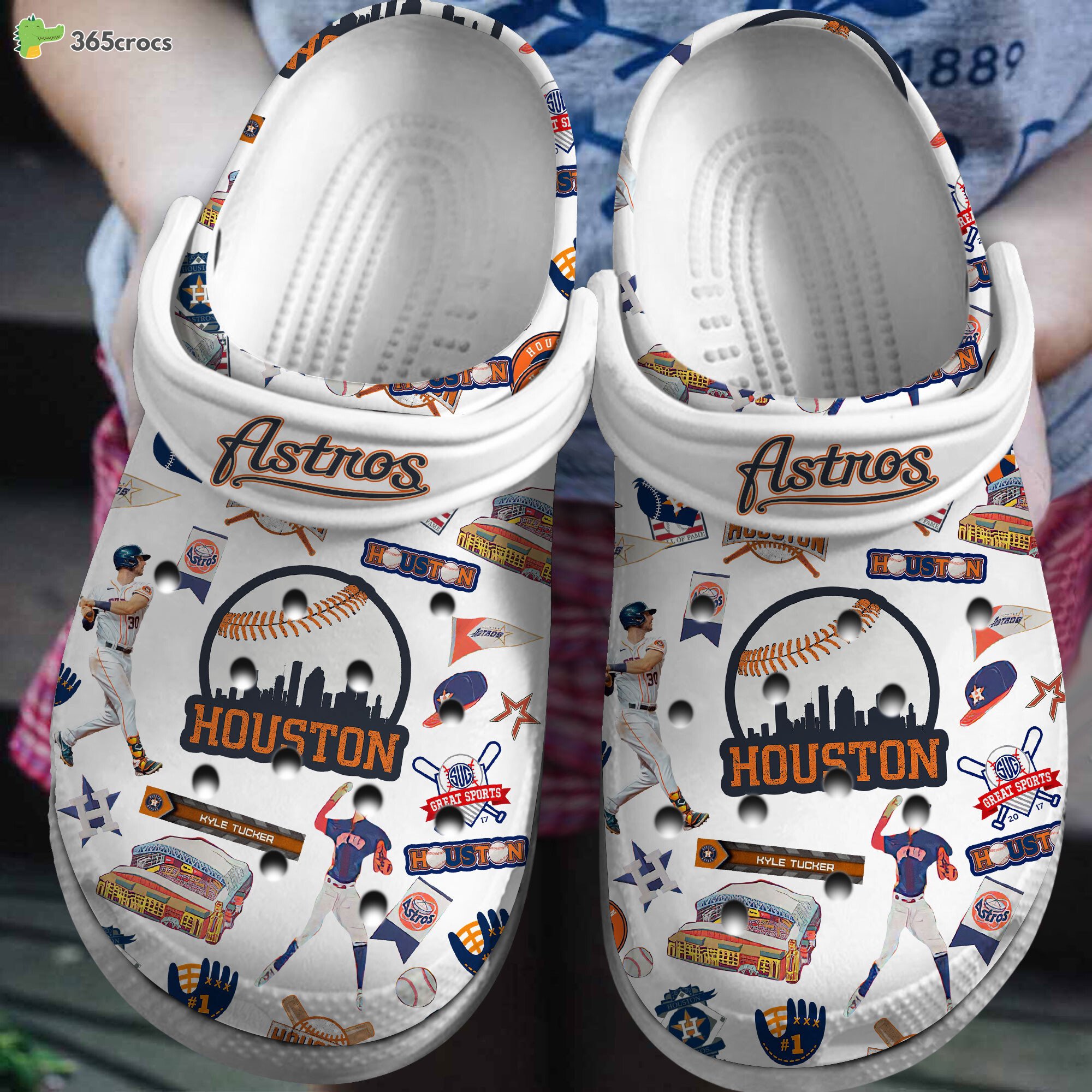 Houston Astros MLB Comfortable Crocss Clogs Shoes Series Collection Elite New