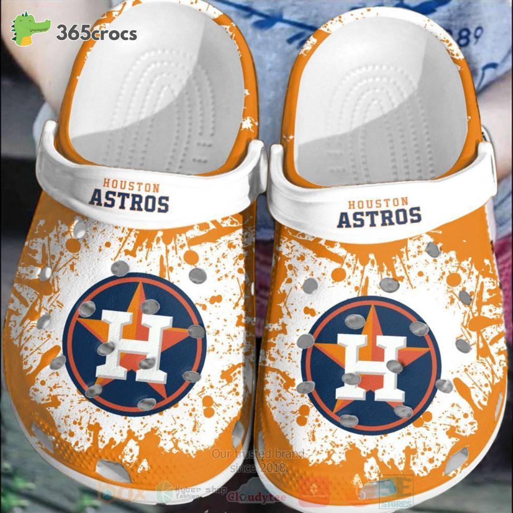 Houston Astros Mlb Crocss Clog Shoes