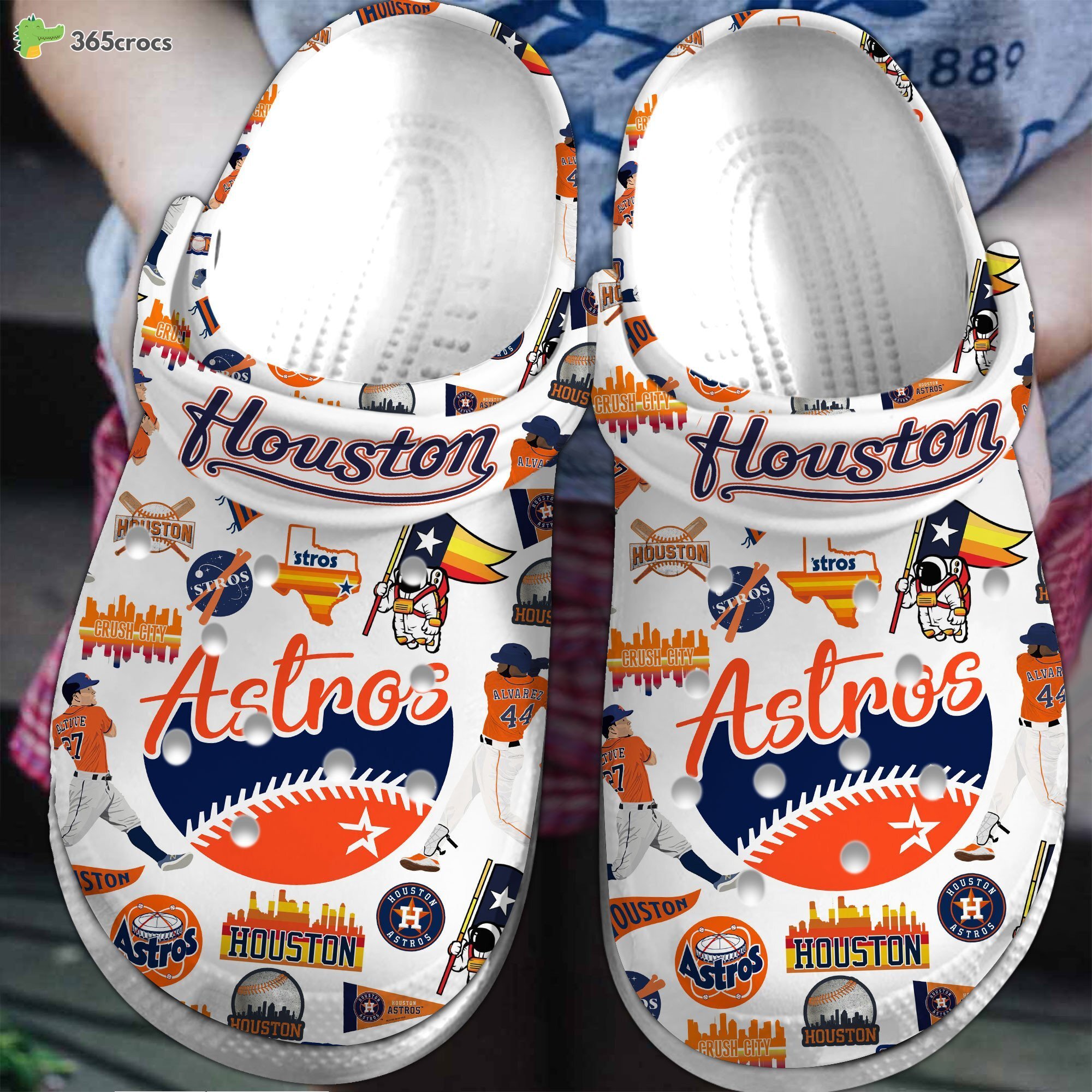 Houston Astros MLB Team Comfortable Crocss Clogs Shoes Series Collection Elite