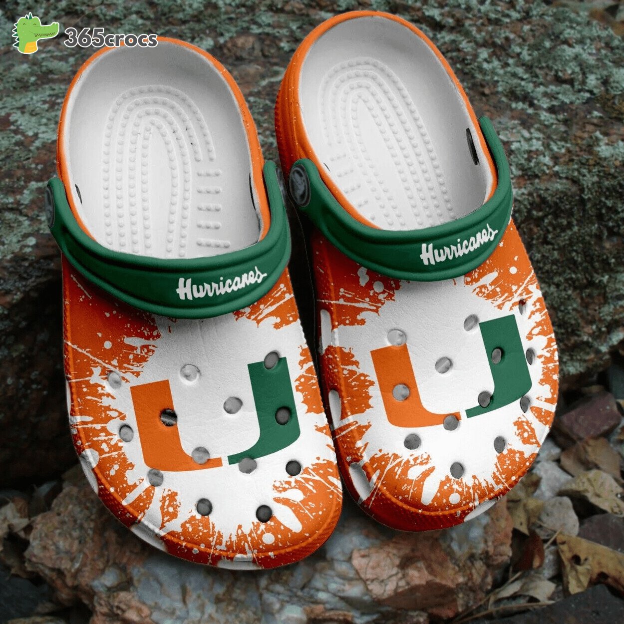 Hurricanes NCAA Celebrate Collegiate Sports Comfortable Clog Shoes