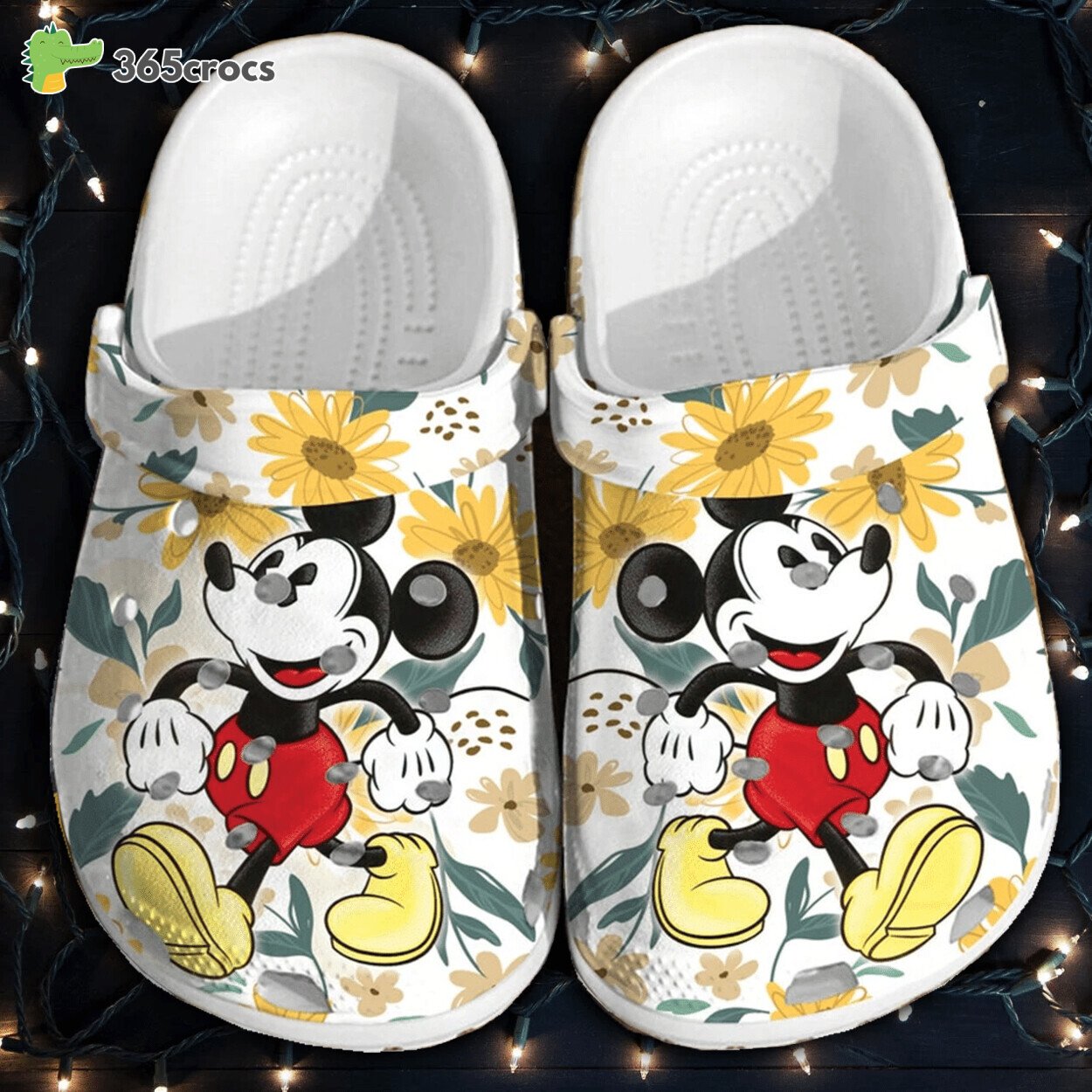 Iconic Cartoon Celebration Timeless Mickey Mouse Clog Footwear Design