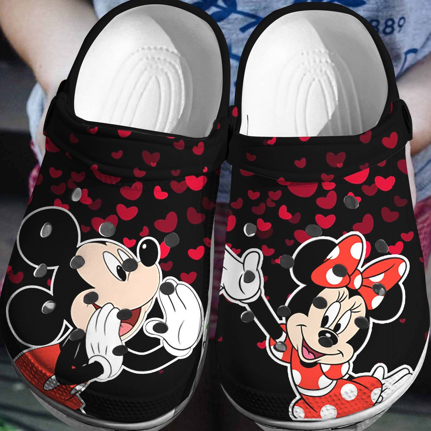 Iconic Duo: Mickey Minnie Crocss 3D Clog Shoes – Embrace the Disney Spirit