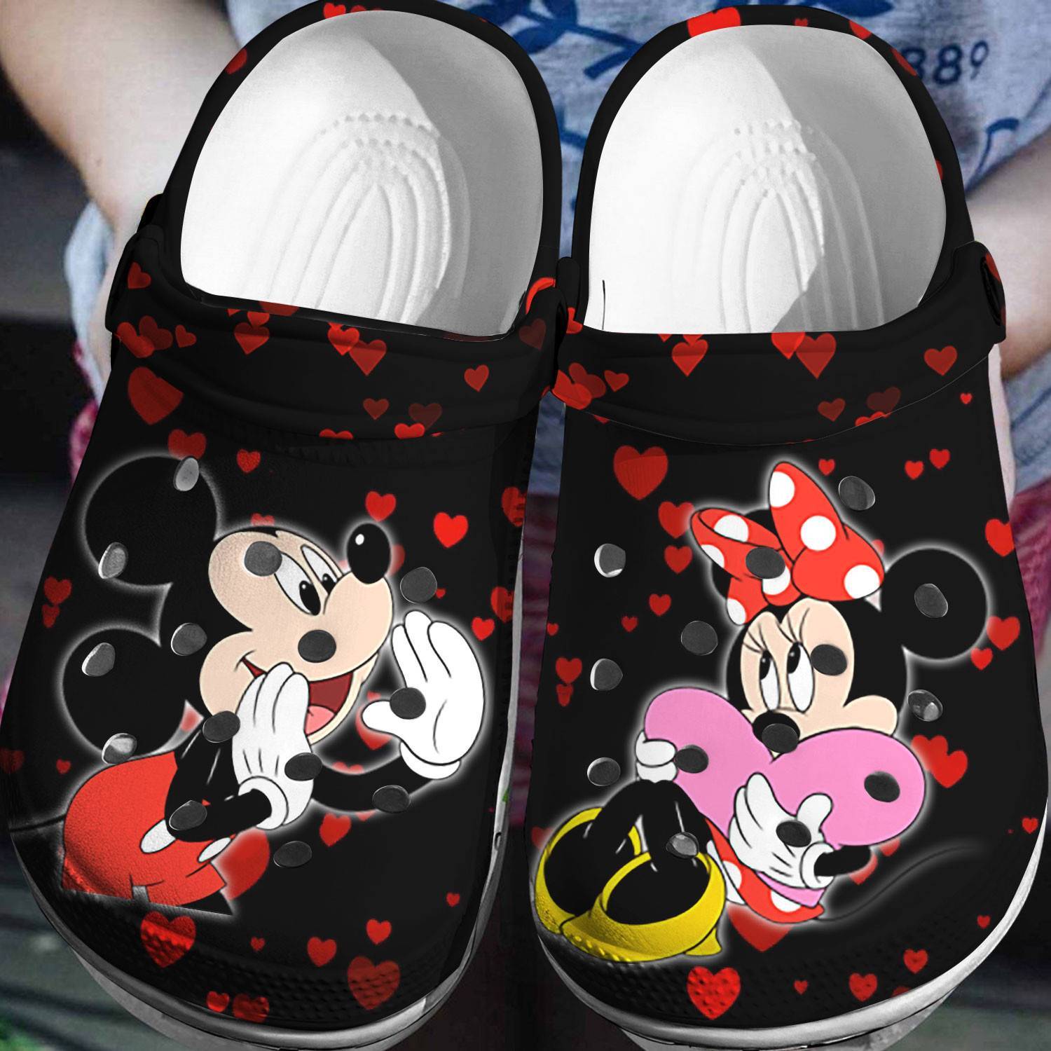 Iconic Ears: Mickey Minnie 3D Clog Shoes